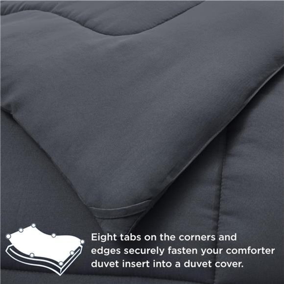 Queen Bed Comforter Quilted Down Alternative for Queen Bed, 300GSM - Picture 4 of 7